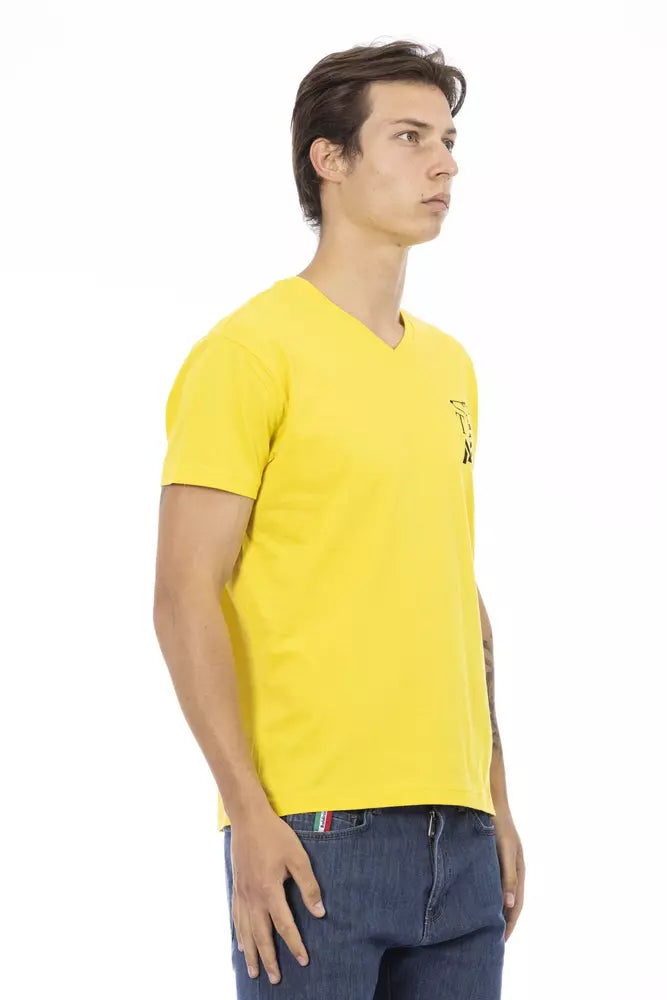 Trussardi Action Gul Bomuld Herre T-shirt