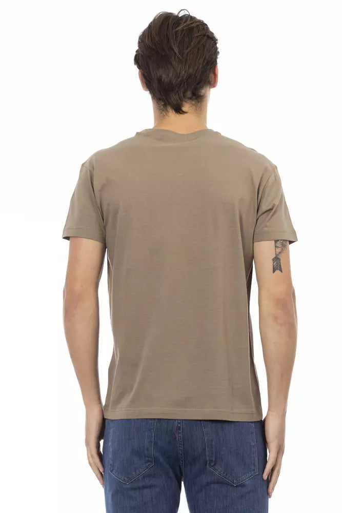 Trussardi Action Brun Bomuld Herre T-shirt