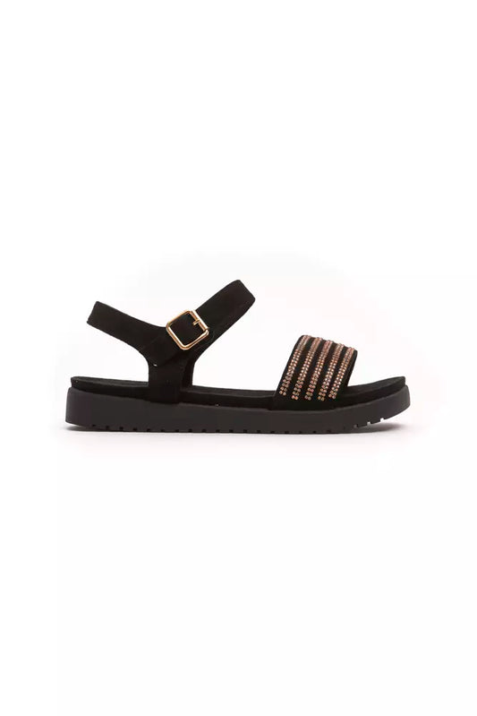 Péché Original Guld Tekstil Dame Sandal