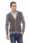 Verri Grey Wool Herre Cardigan