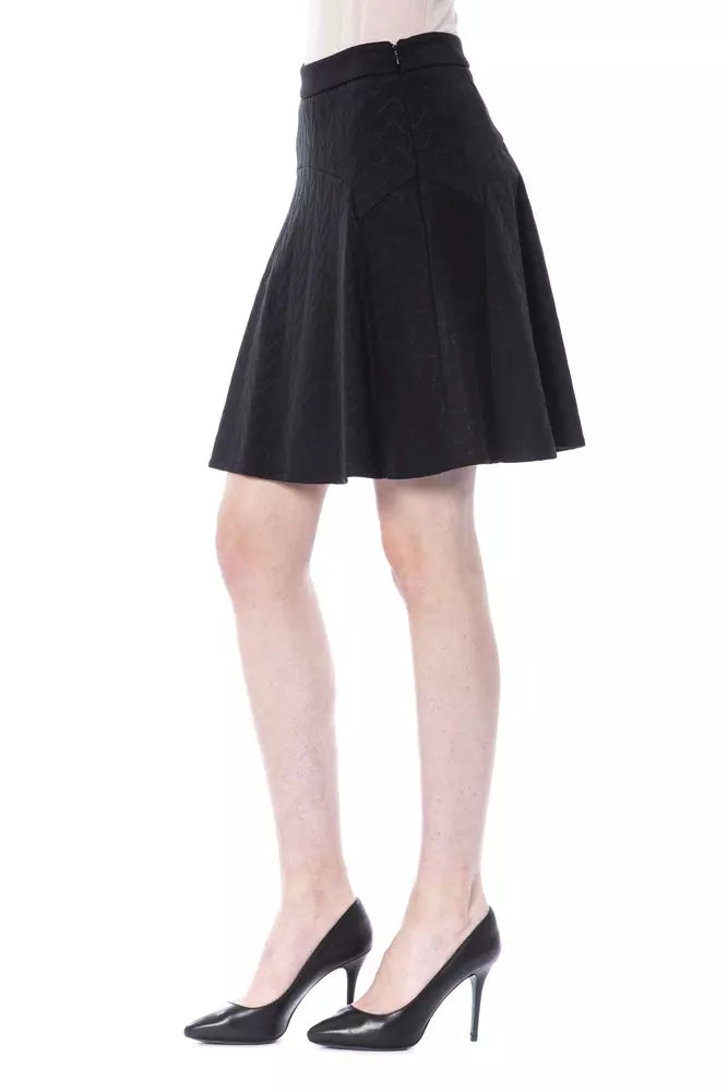 BYBLOS Black Polyester Women Skirt