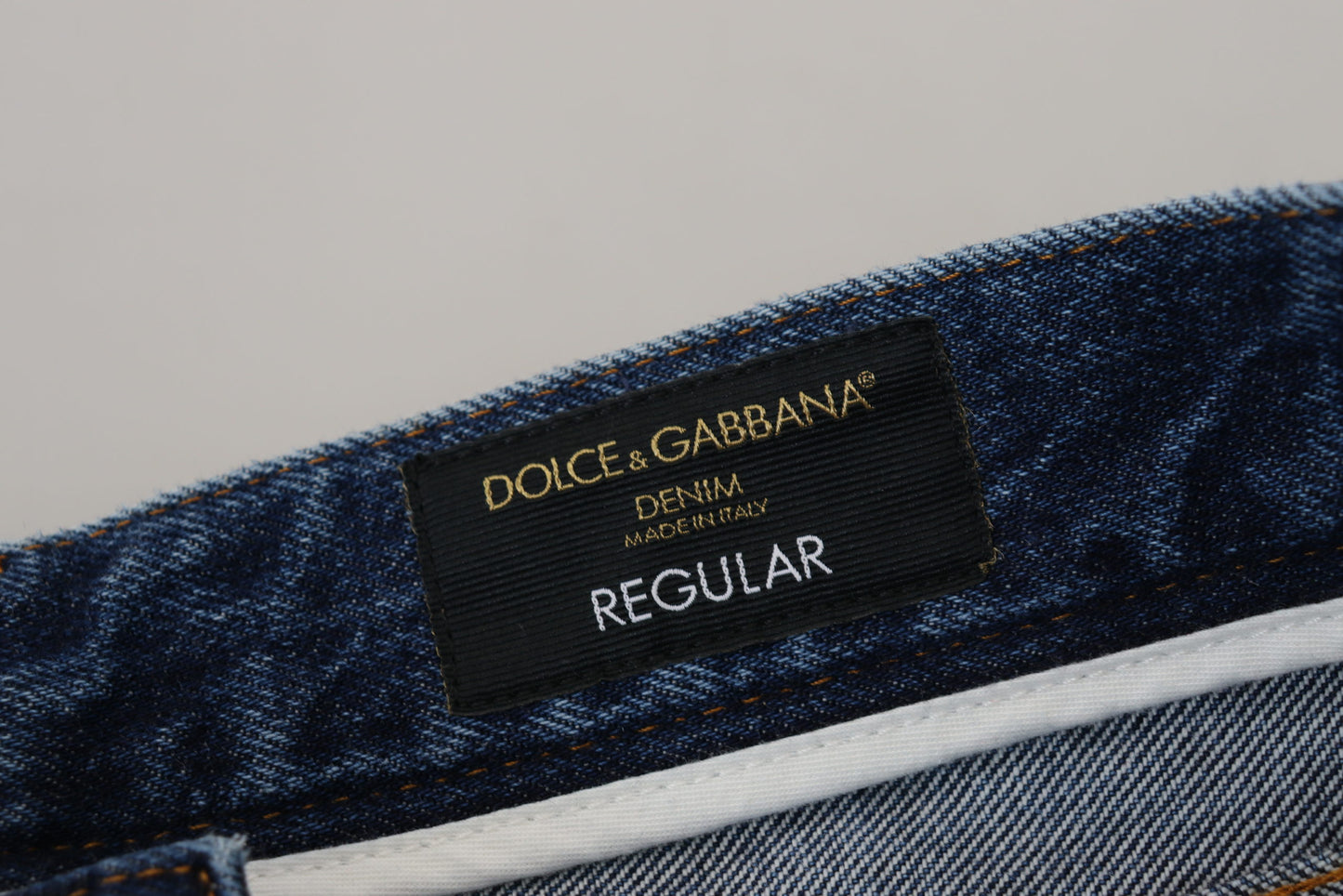 Dolce &amp; Gabbana Chic slidte denimbukser til den moderne mand