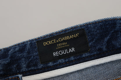 Dolce &amp; Gabbana Chic slidte denimbukser til den moderne mand