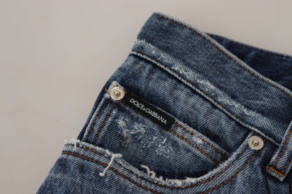 Dolce &amp; Gabbana Chic slidte denimbukser til den moderne mand