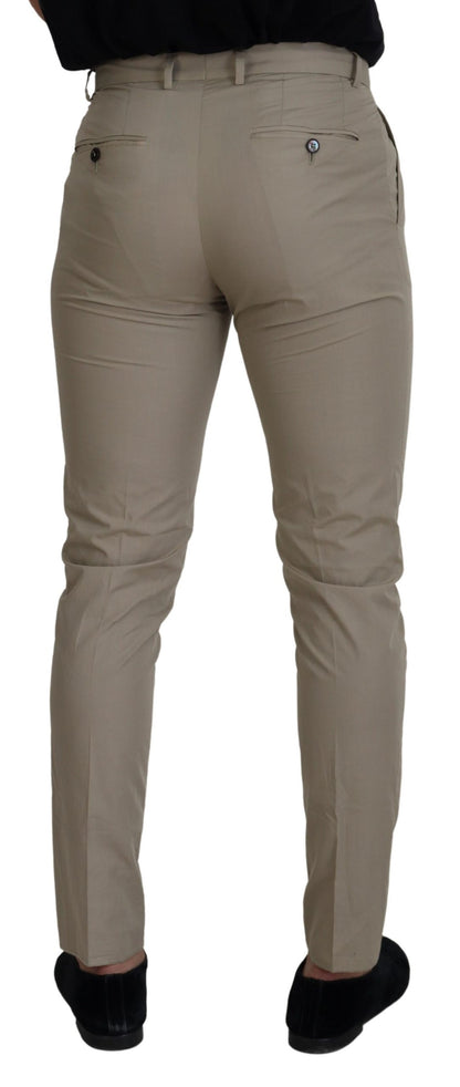 Dolce &amp; Gabbana Fantastiske Beige Italienske Bomuldsbukser