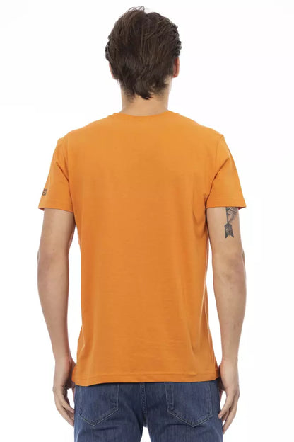 Trussardi Action Orange Bomuld Herre T-shirt