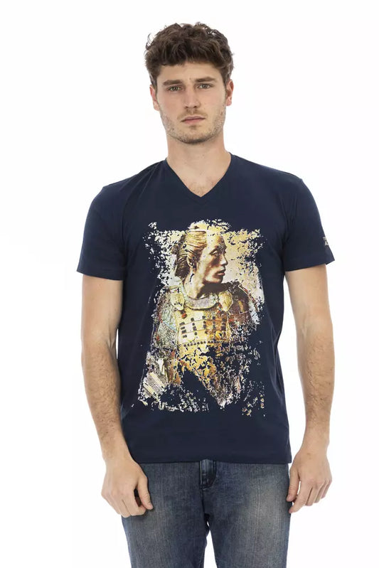Trussardi Action Blå Bomuld Herre T-shirt