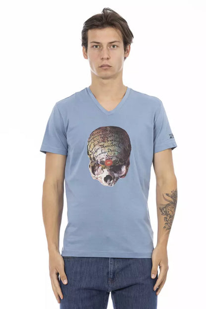 Trussardi Action Lyseblå Bomuld Herre T-shirt