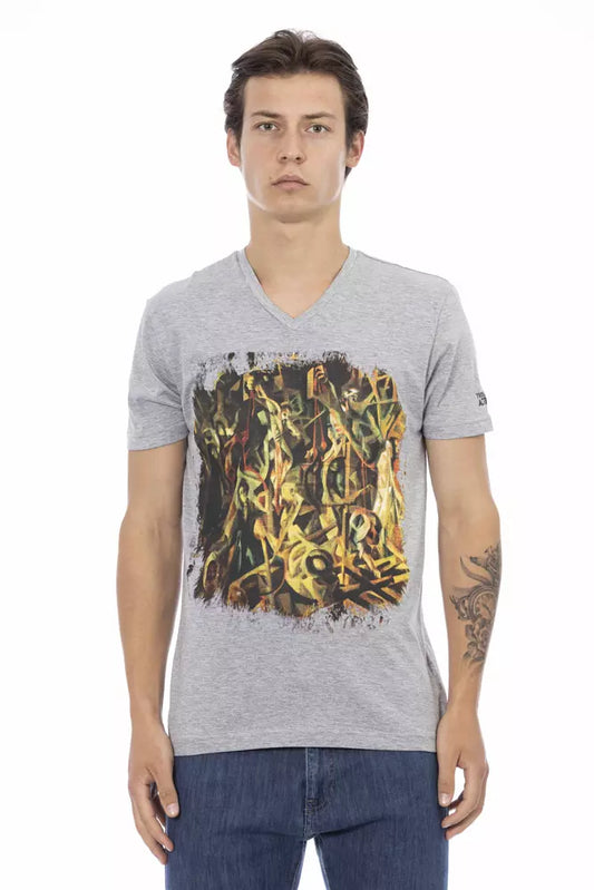 Trussardi Action Grå Bomuld Herre T-shirt