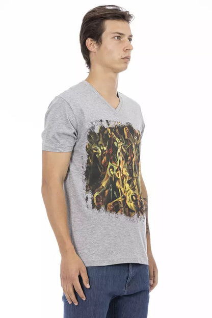 Trussardi Action Grå Bomuld Herre T-shirt