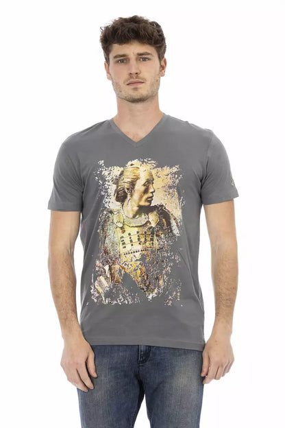 Trussardi Action Grå Bomuld Herre T-shirt