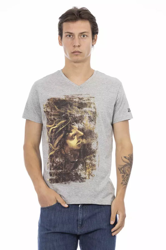 Trussardi Action Grå Bomuld Herre T-shirt