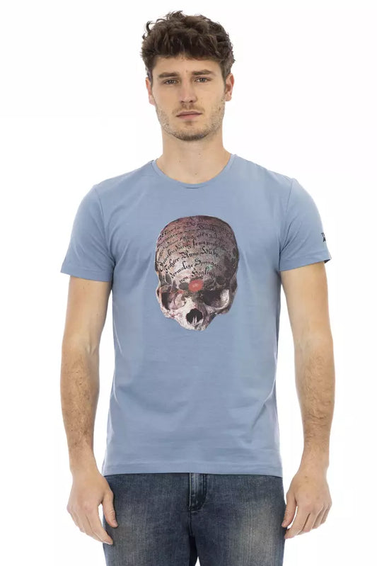 Trussardi Action Lyseblå Bomuld Herre T-shirt