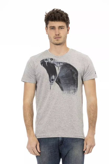 Trussardi Action Grå Bomuld Herre T-shirt
