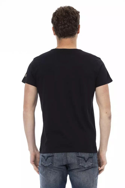 Trussardi Action sort bomuld herre T-shirt