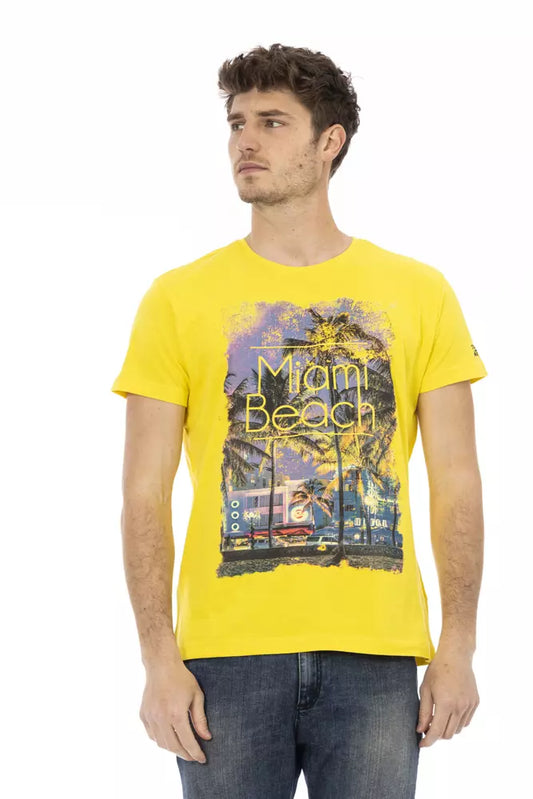 Trussardi Action Gul Bomuld Herre T-shirt