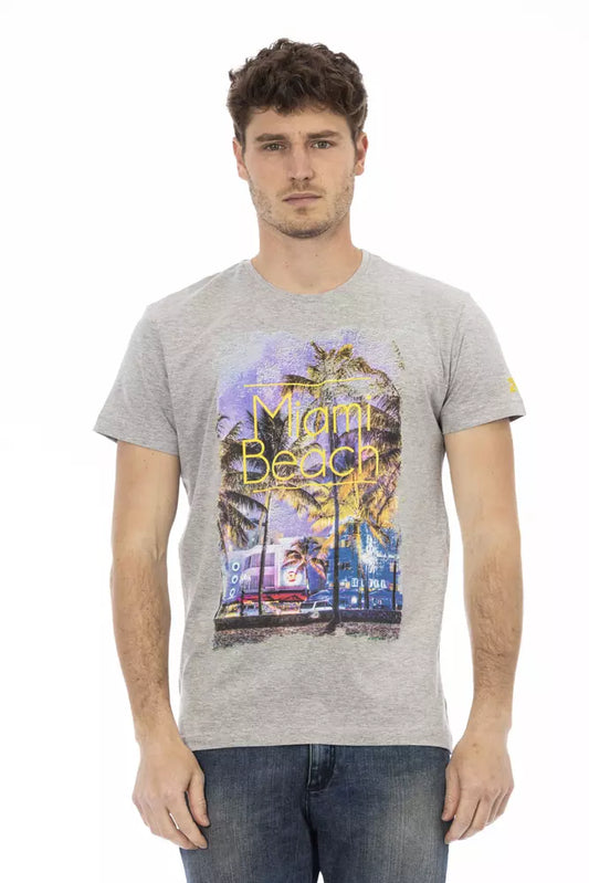 Trussardi Action Grå Bomuld Herre T-shirt
