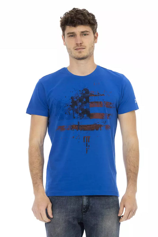 Trussardi Action Blå Bomuld Herre T-shirt