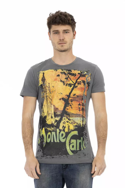 Trussardi Action Grå Bomuld Herre T-shirt