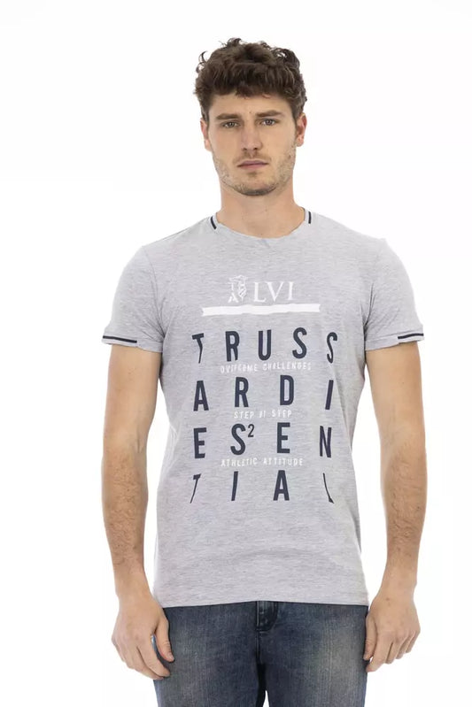 Trussardi Action Grå Bomuld Herre T-shirt