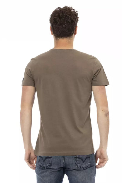 Trussardi Action Brun Bomuld Herre T-shirt