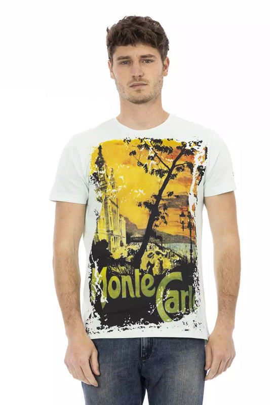 Trussardi Action Lyseblå Bomuld Herre T-shirt