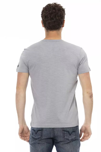 Trussardi Action Grå Bomuld Herre T-shirt