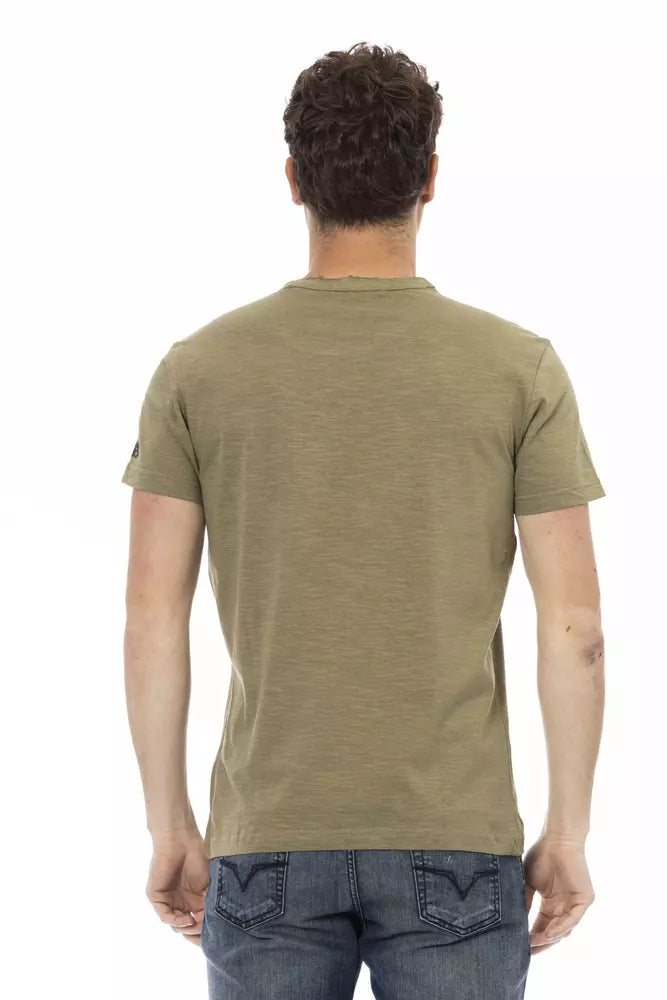 Trussardi Action Grøn Bomuld Herre T-shirt