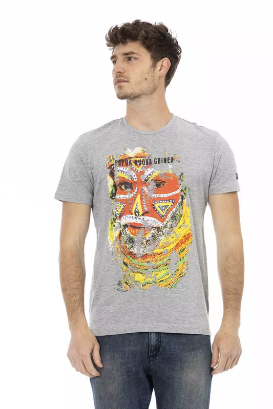 Trussardi Action Grå Bomuld Herre T-shirt