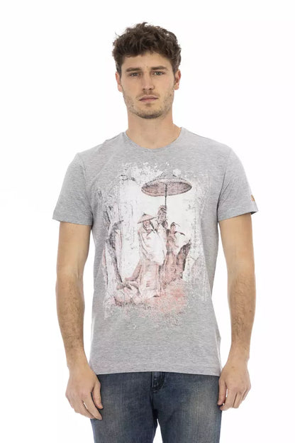 Trussardi Action Grå Bomuld Herre T-shirt