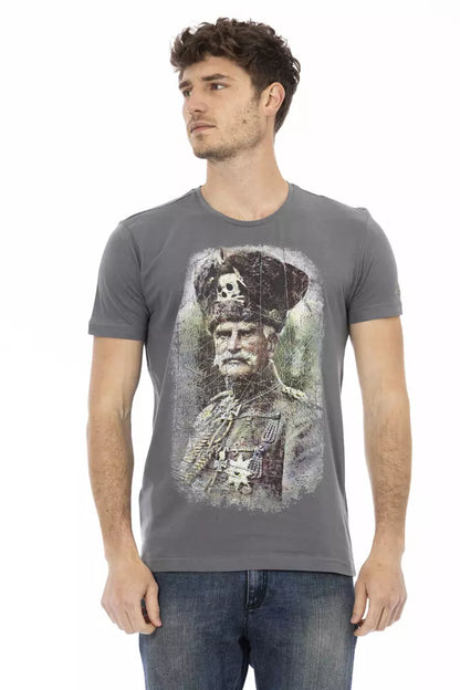 Trussardi Action Grå Bomuld Herre T-shirt
