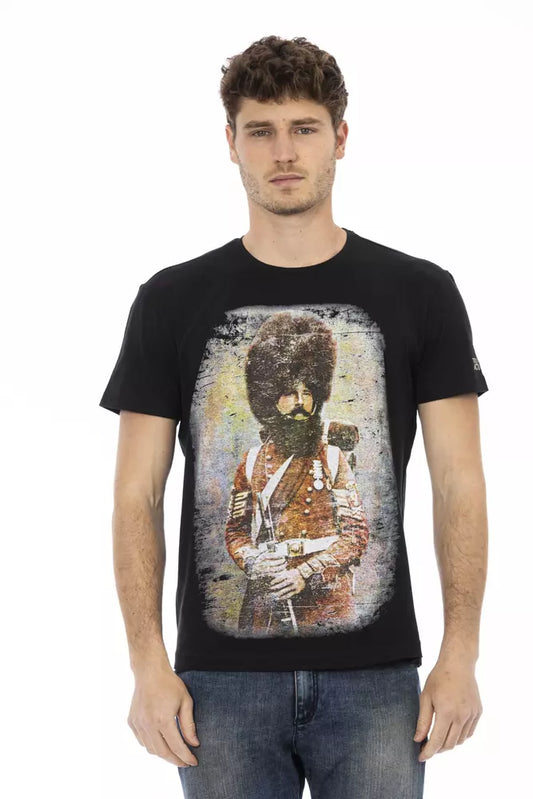 Trussardi Action sort bomuld herre T-shirt