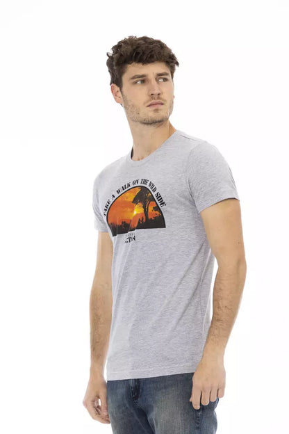 Trussardi Action Grå Bomuld Herre T-shirt