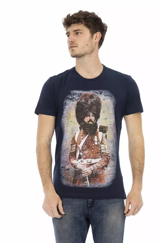Trussardi Action Blå Bomuld Herre T-shirt