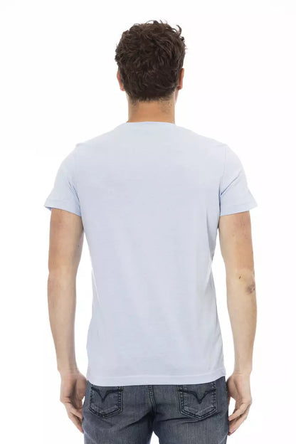 Trussardi Action Lyseblå Bomuld Herre T-shirt