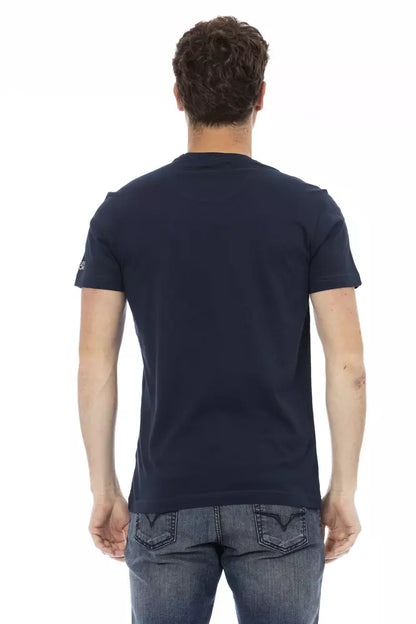 Trussardi Action Blå Bomuld Herre T-shirt