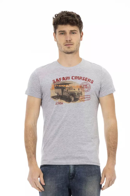 Trussardi Action Grå Bomuld Herre T-shirt