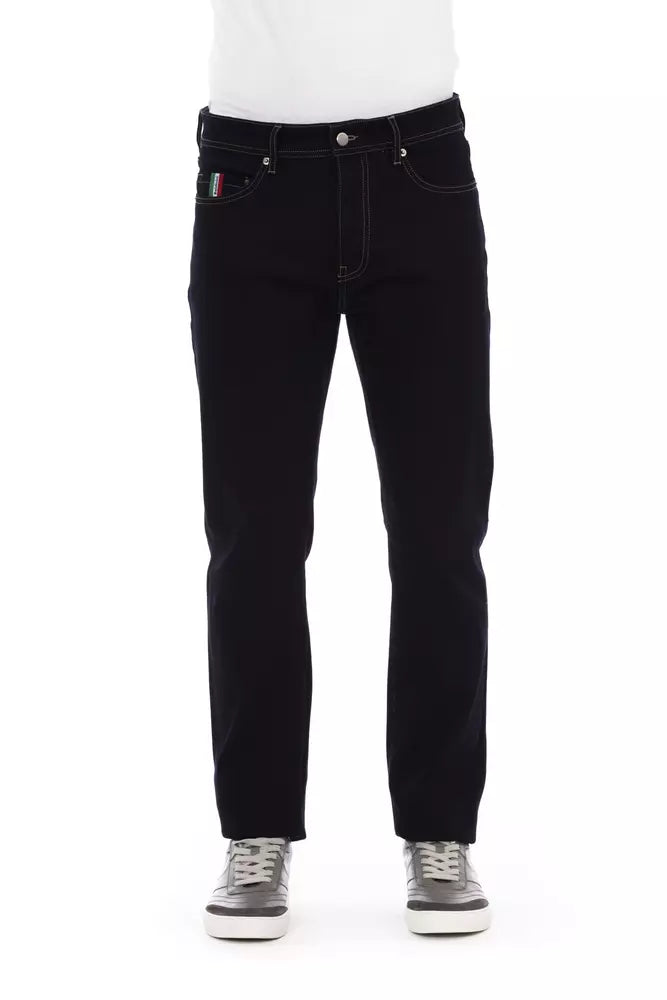 Baldinini Trend Blå Bomuld Regular Herrejeans
