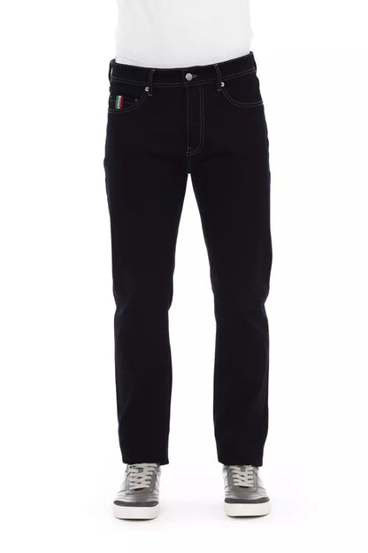 Baldinini Trend Blå Bomuld Regular Herrejeans