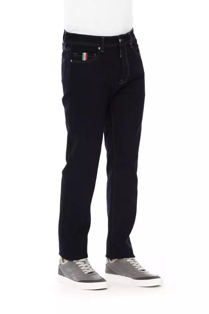 Baldinini Trend Blå Bomuld Regular Herrejeans
