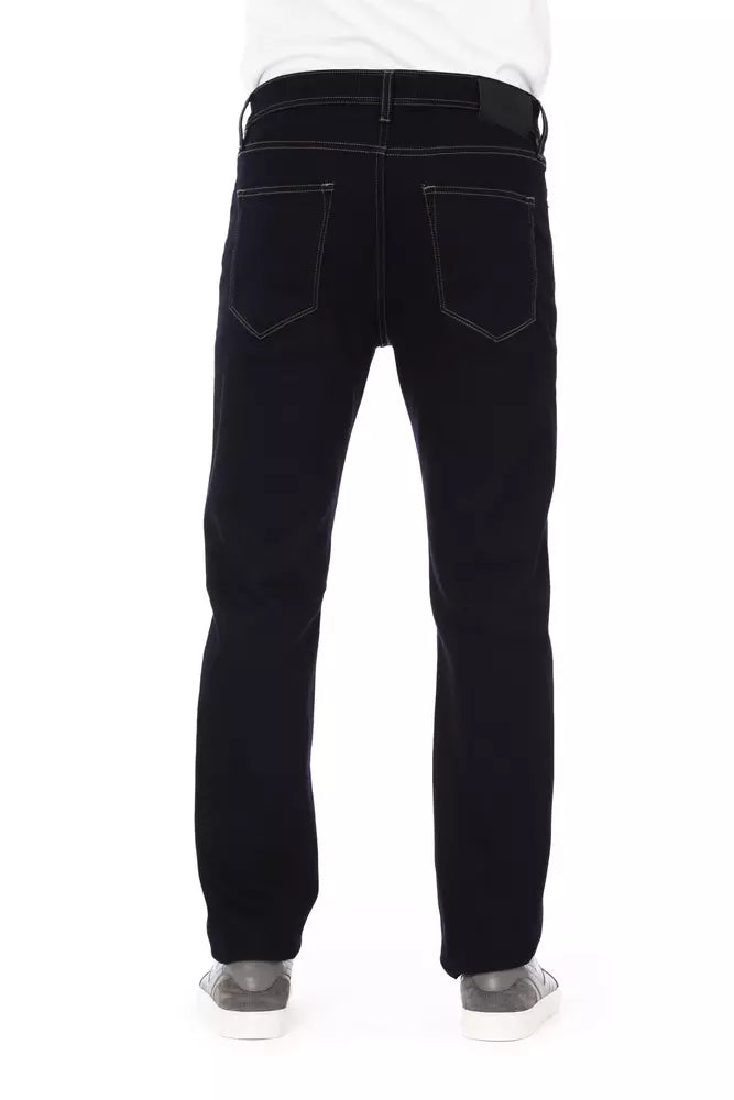 Baldinini Trend Blå Bomuld Regular Herrejeans