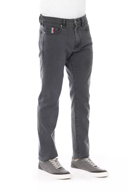 Baldinini Trend Grå Bomuld Herrejeans