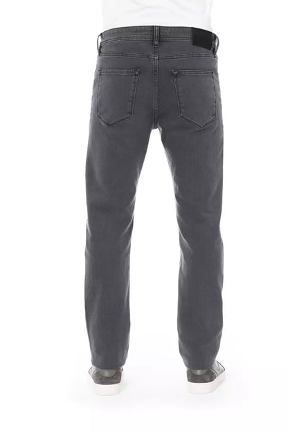 Baldinini Trend Grå Bomuld Herrejeans