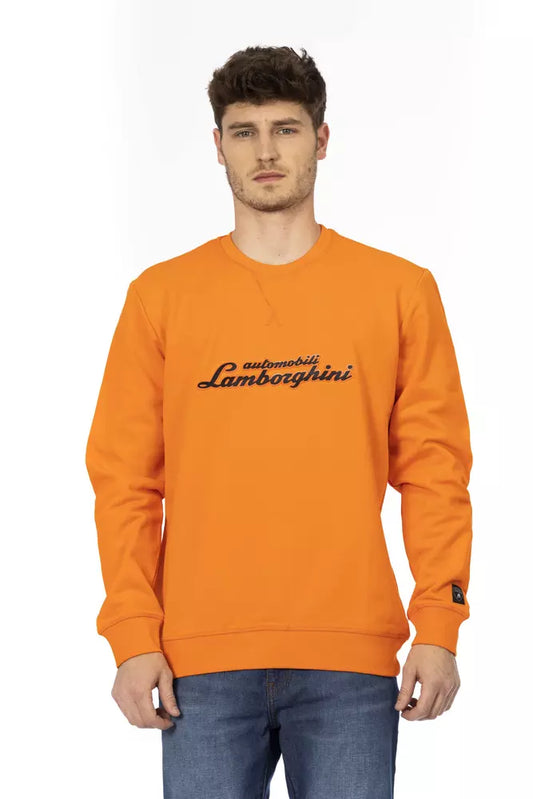 Automobili Lamborghini Orange bomuldstrøje til mænd