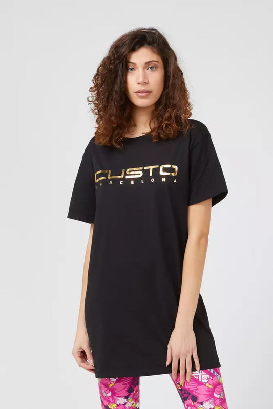 Custo Barcelona sort bomulds-T-shirt til kvinder