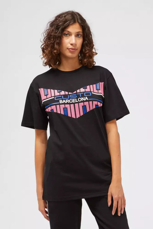 Custo Barcelona sort bomulds-T-shirt til kvinder