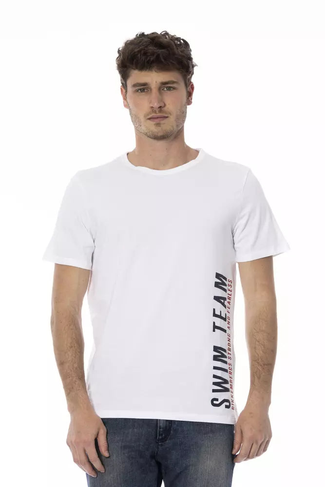 Bikkembergs White Cotton Men's T-Shirt