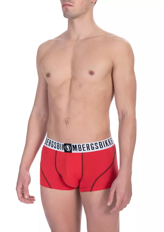 Bikkembergs Red Cotton Men's Trunk