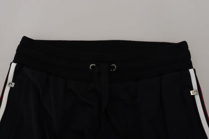 Dolce &amp; Gabbana Chic sorte bomuldsdesignerbukser