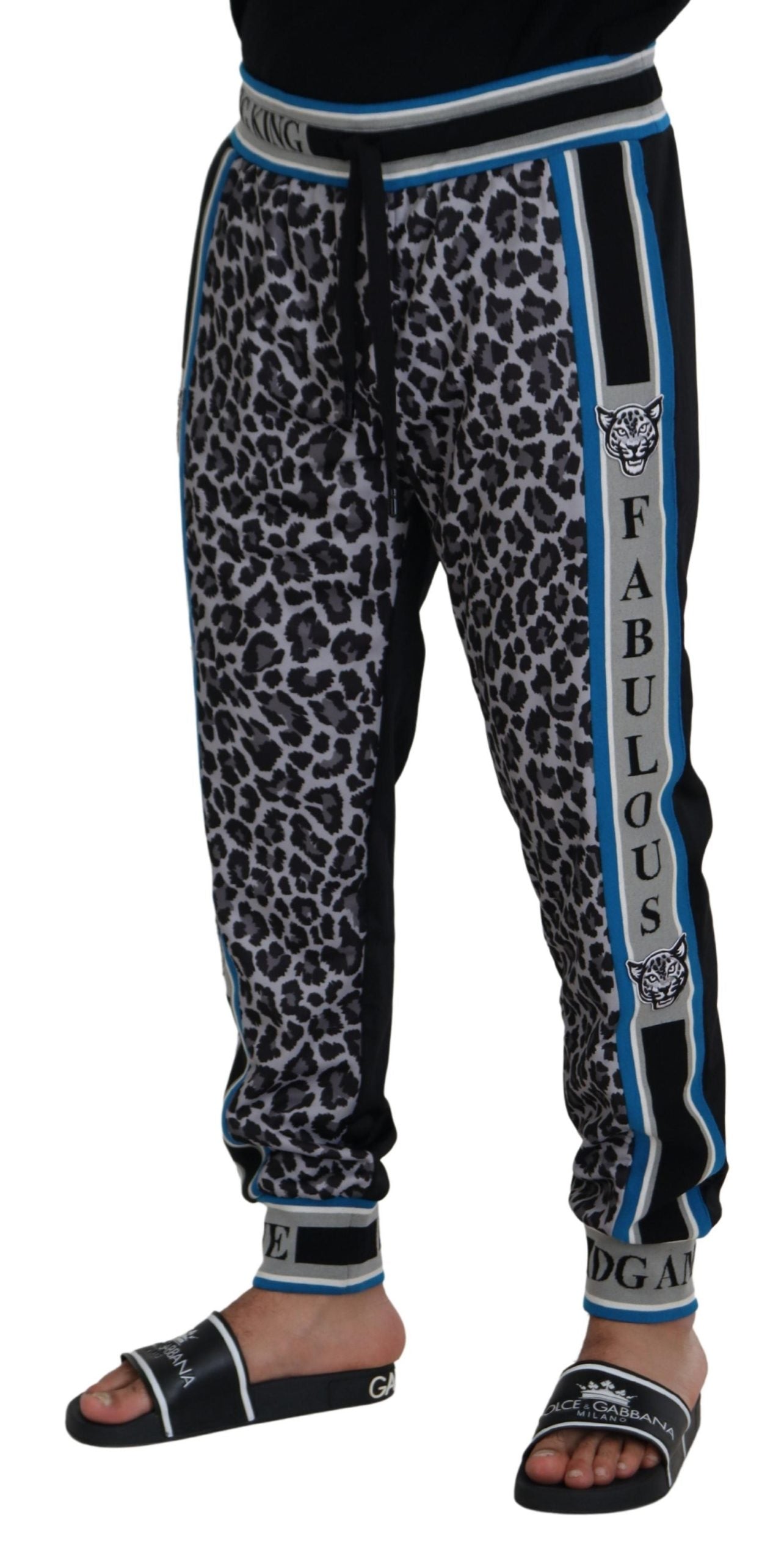 Dolce &amp; Gabbana Chic Flerfarvede Joggerbukser